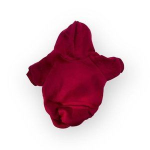 NWOT unbranded red Pet sweatshirt for small dogs and cats red